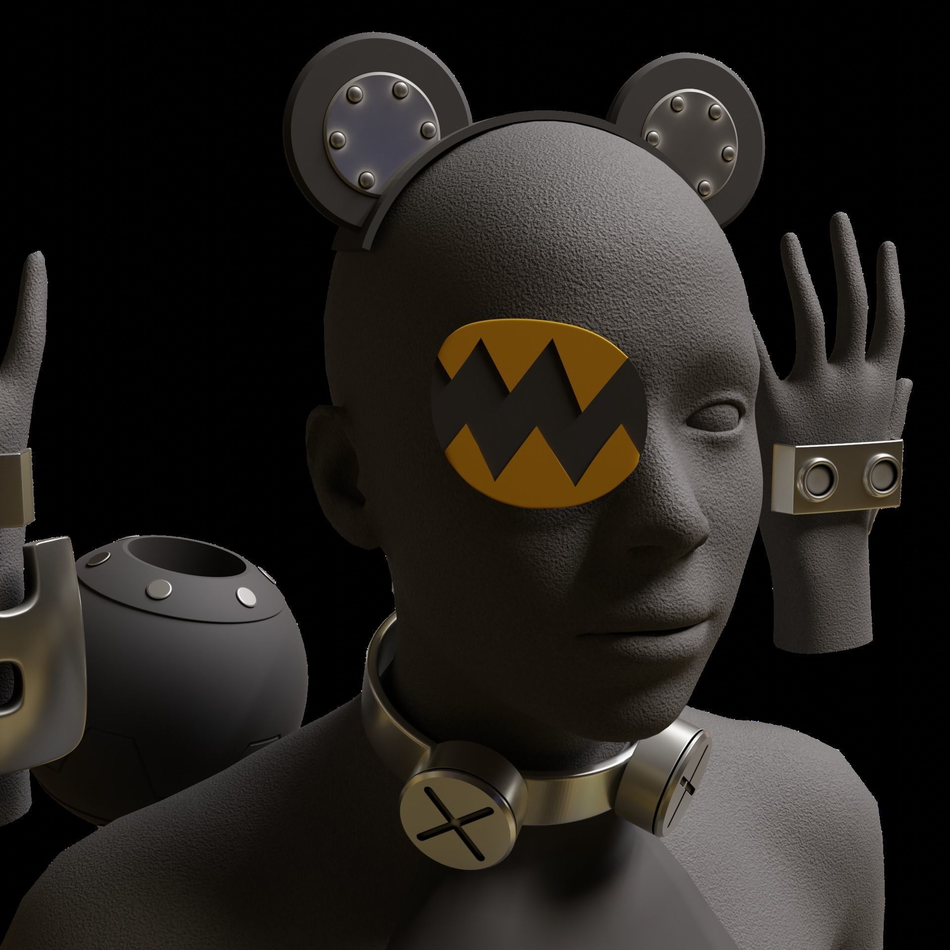 KOLEDA BELOBOG COSPLAY ACCESSORIES ZENLESS ZONE ZERO 3D print model_15