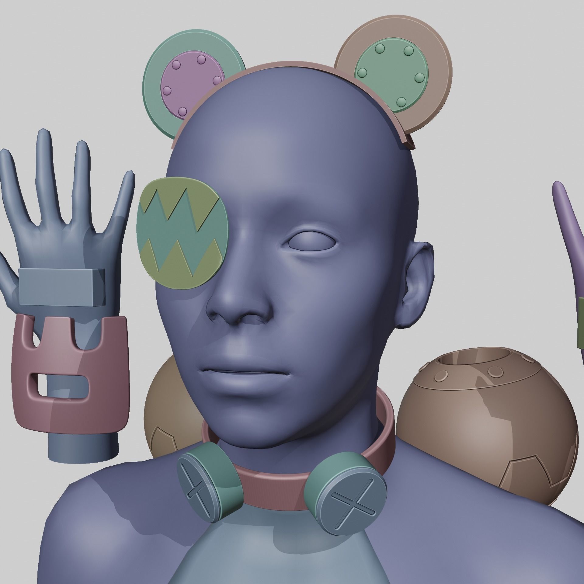 KOLEDA BELOBOG COSPLAY ACCESSORIES ZENLESS ZONE ZERO 3D print model_19