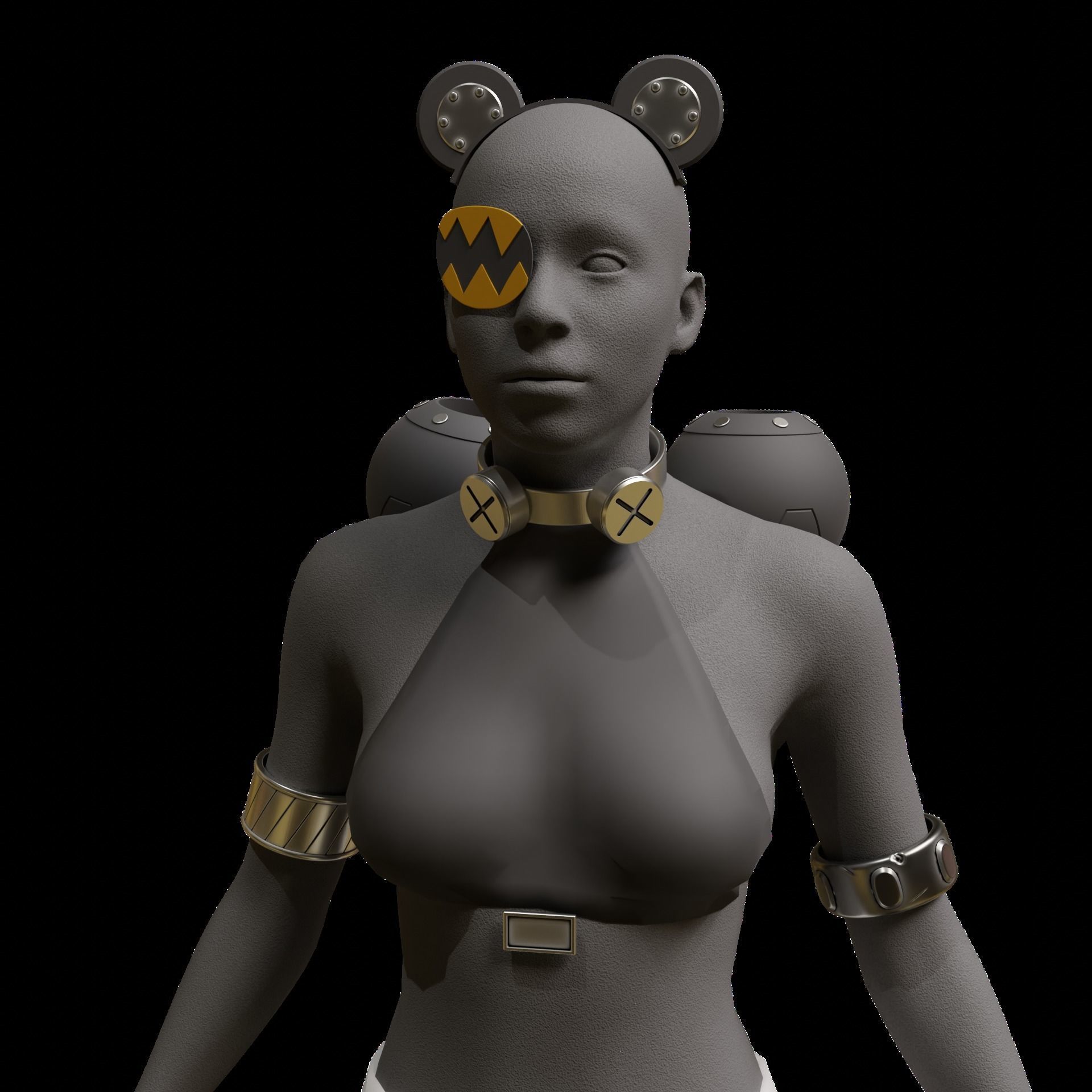 KOLEDA BELOBOG COSPLAY ACCESSORIES ZENLESS ZONE ZERO 3D print model_6