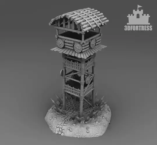 High Tower 3D print model