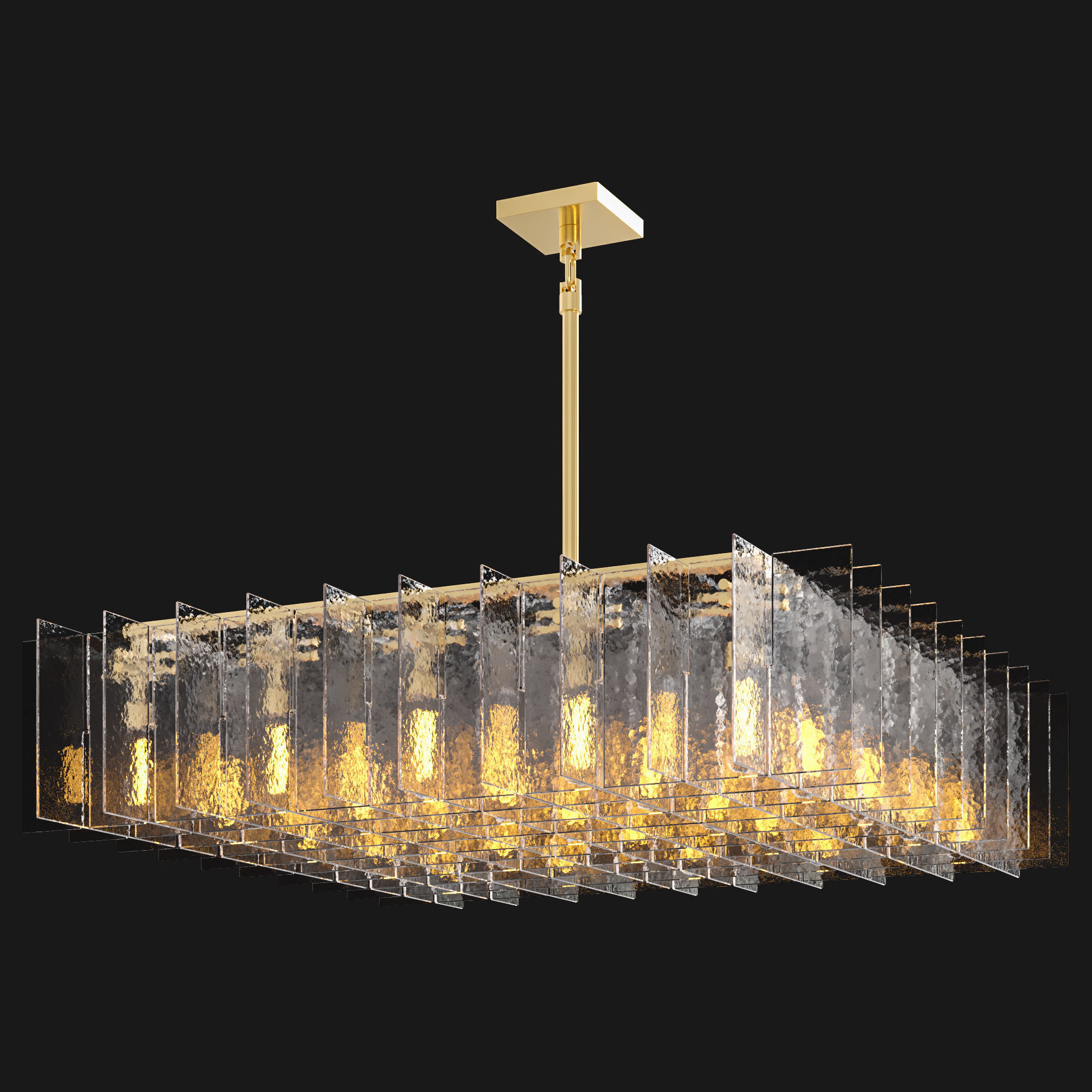 RH LATTICE CHANDELIER 3D model_1