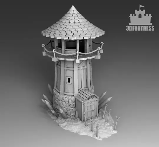 fortified tower 3D print model