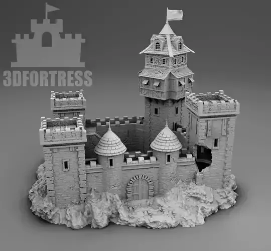 Castle 3 3D print model