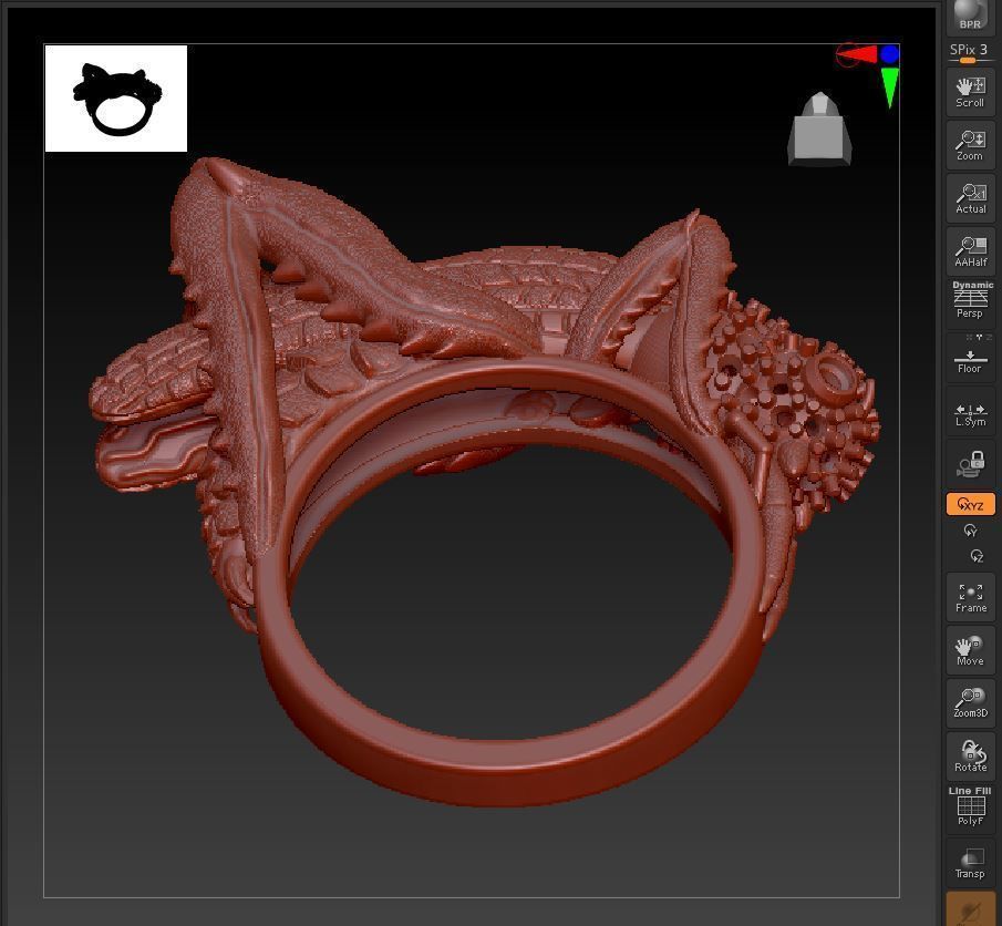 3D Grasshopper 3D print model_1