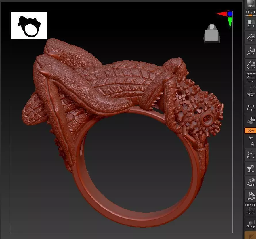 3D Grasshopper 3D print model_0
