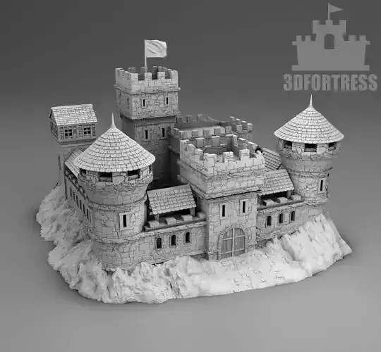 Castle 2 3D print model