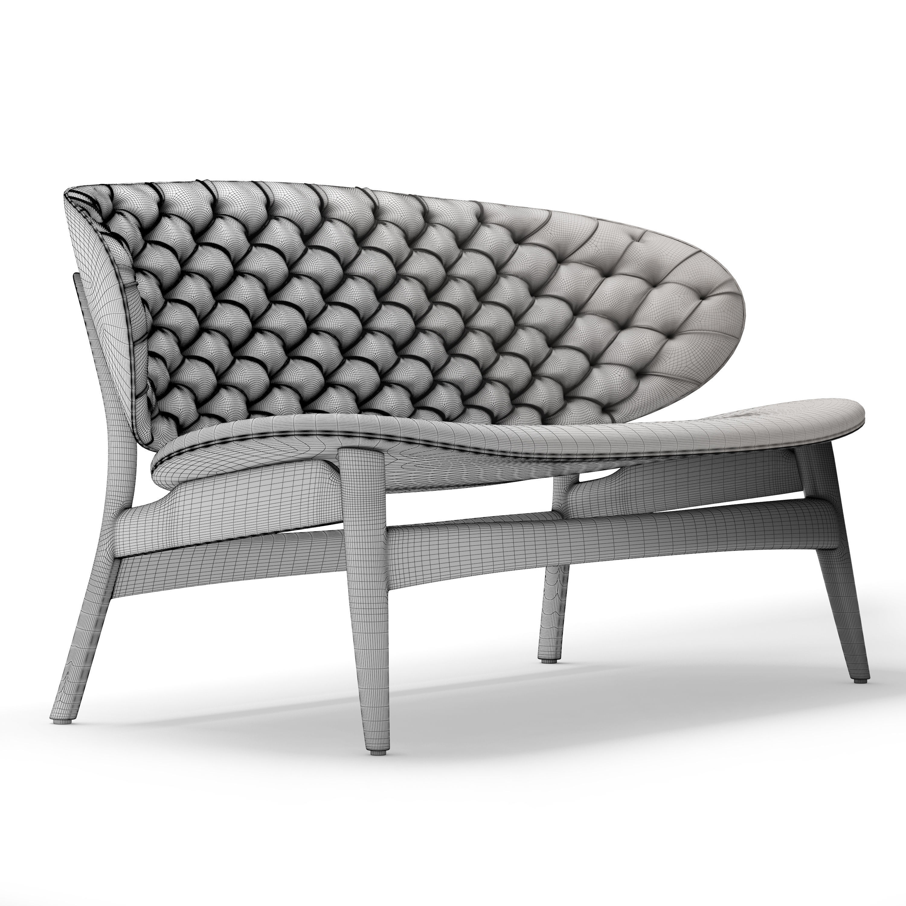 Baxter sofa Dalma 3D model_4