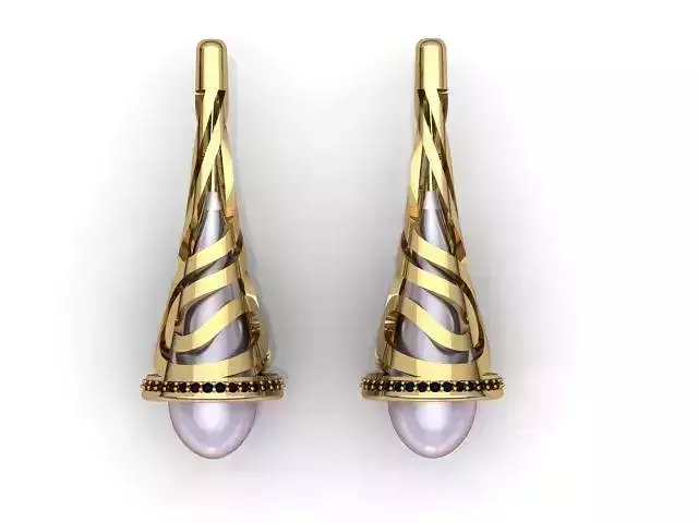 earings spar 333 3D print model