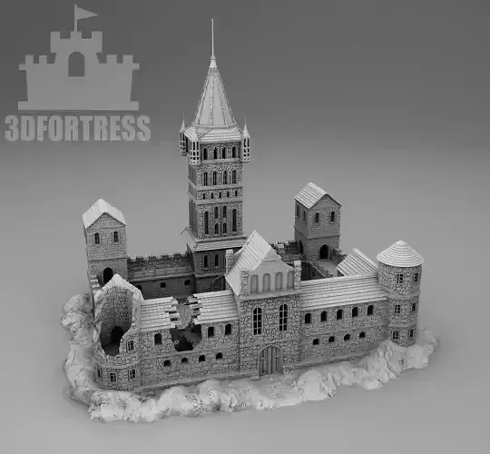 Castle 1 3D print model