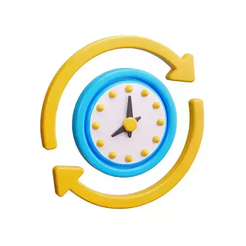 Clock Time Watch Arrow 3D Model