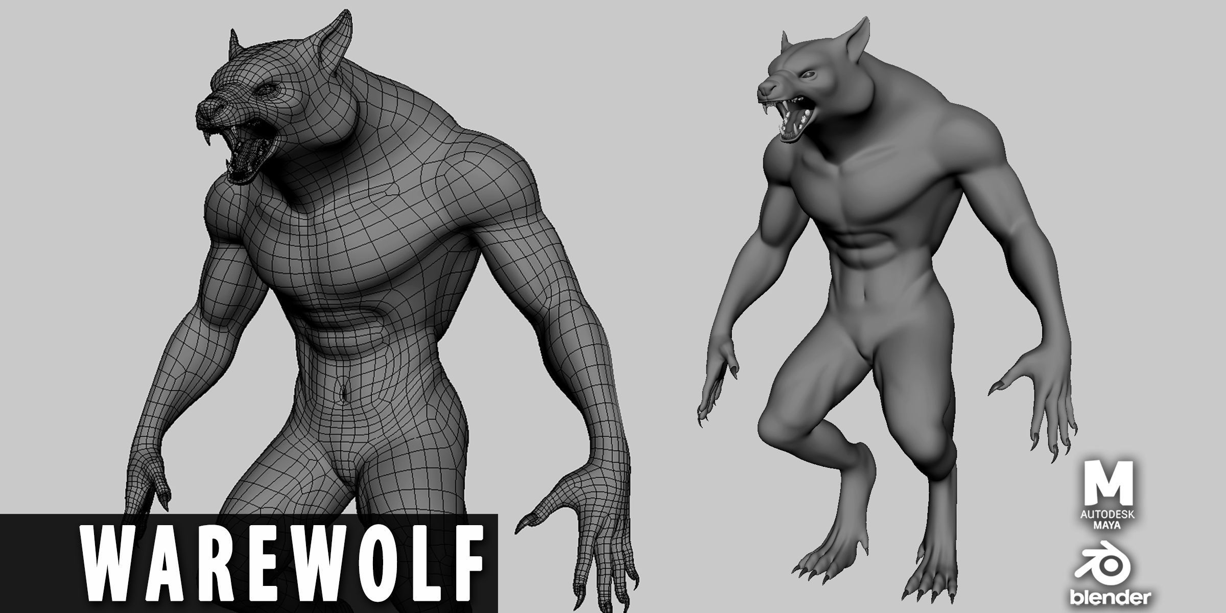 10 Mythical Creatures  Low-poly 3D model_12