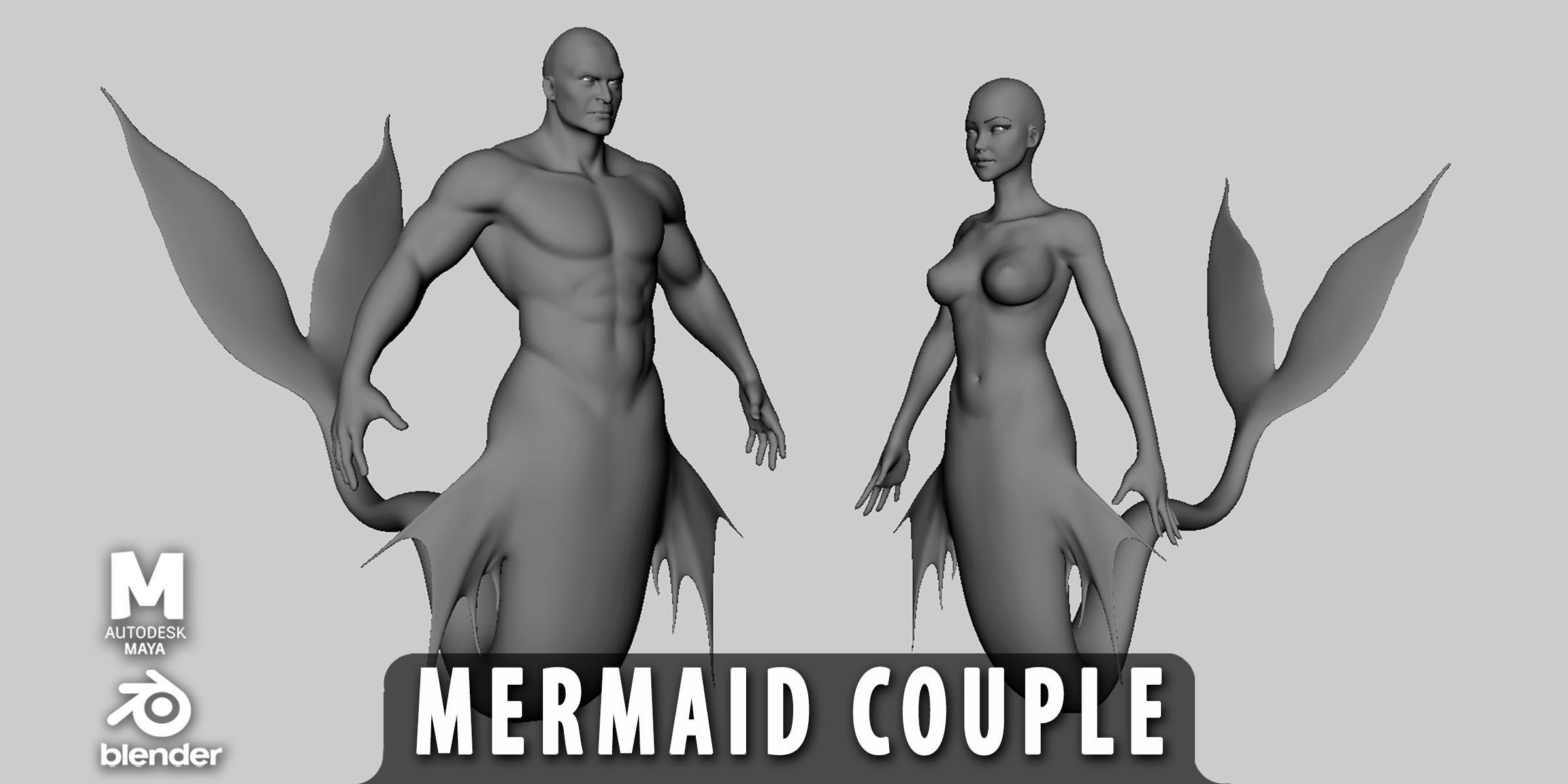 10 Mythical Creatures  Low-poly 3D model_7