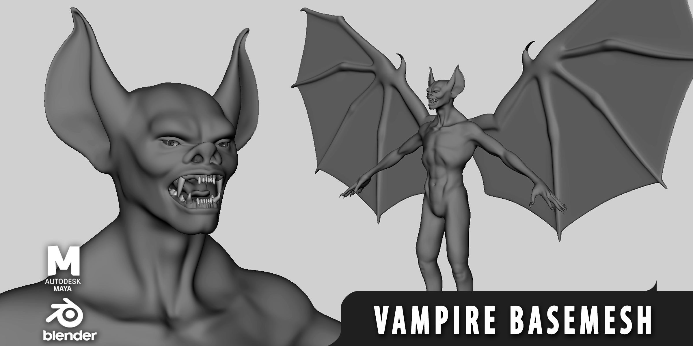 10 Mythical Creatures  Low-poly 3D model_11