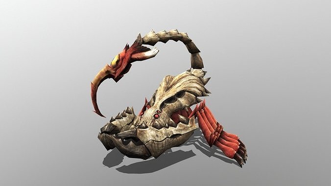 Serket Low-poly 3D model