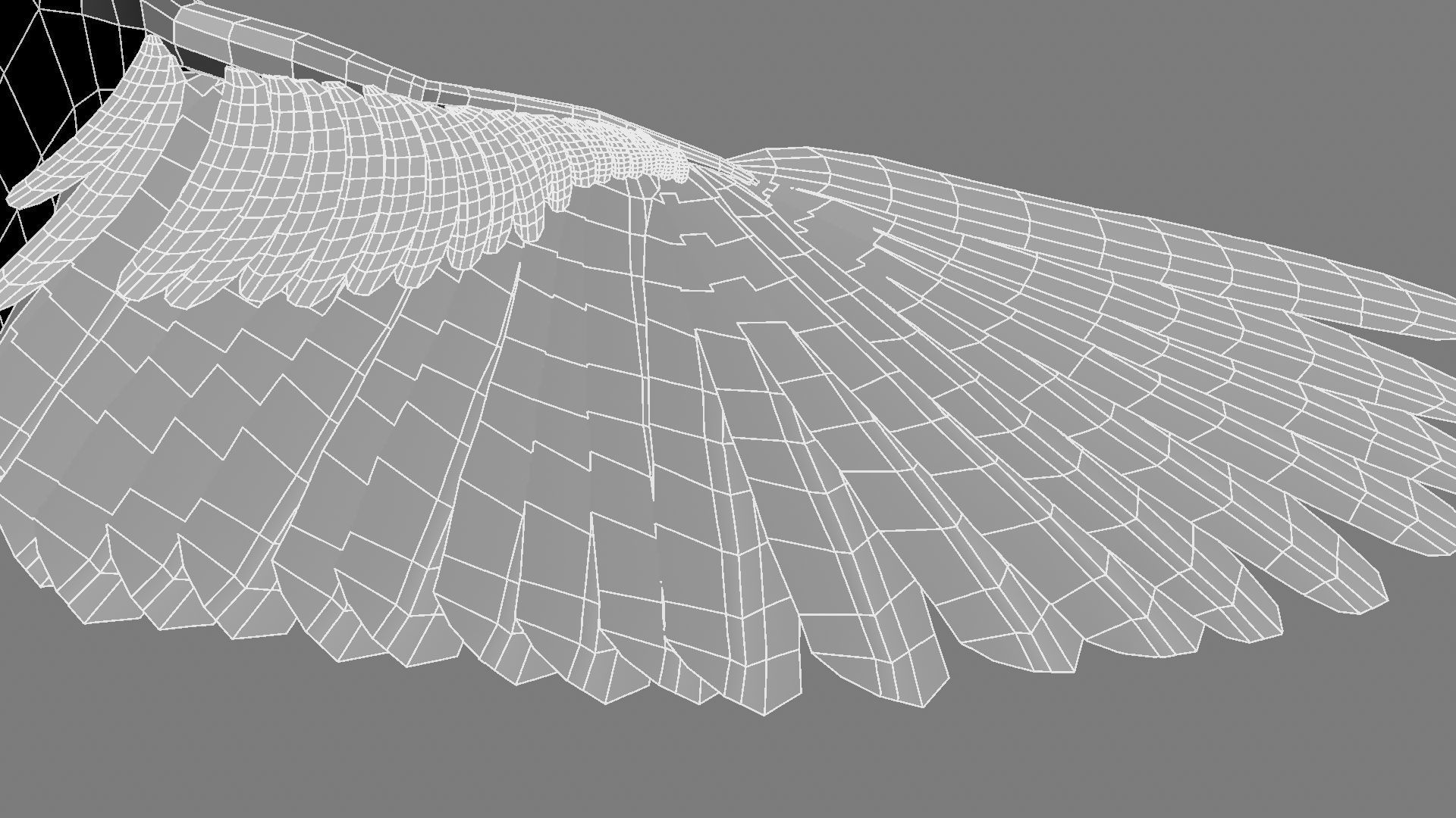 Sturnidae or Starling 3D model_26