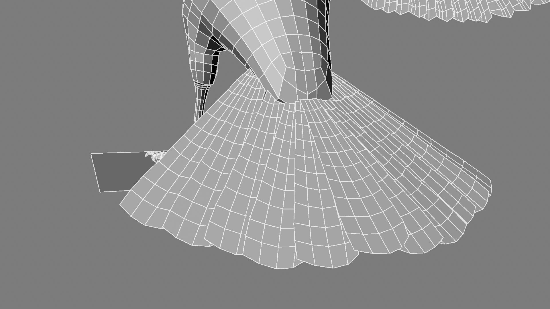 Sturnidae or Starling 3D model_19