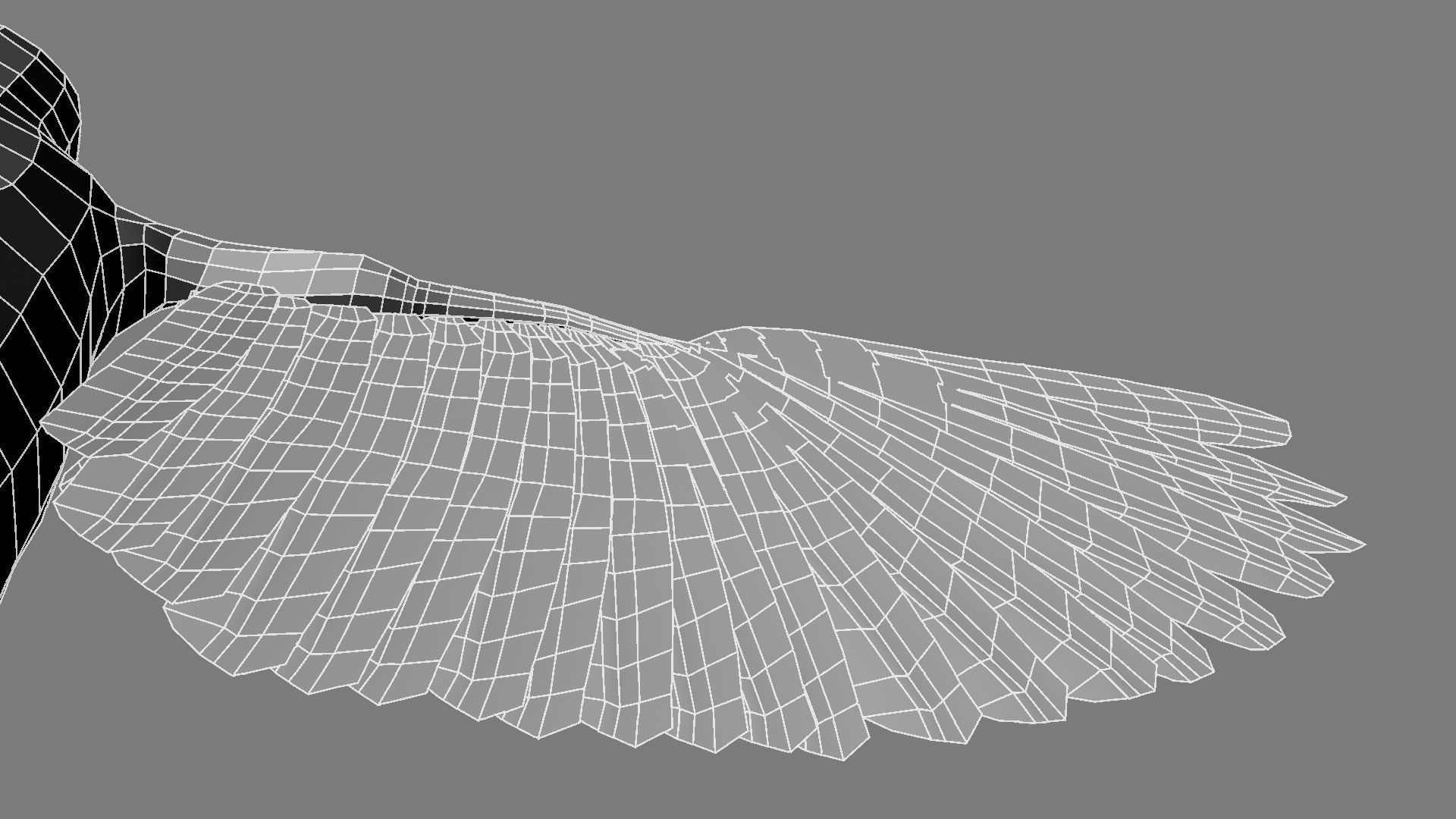 Sturnidae or Starling 3D model_28