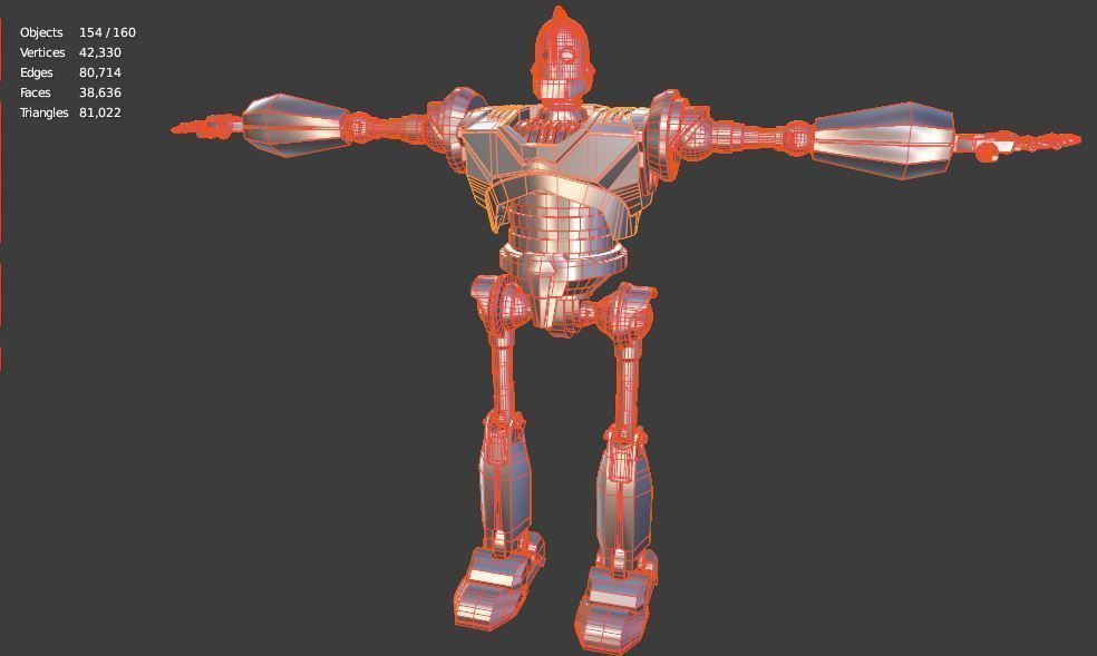 Gigante de Ferro   Low-poly 3D model_4