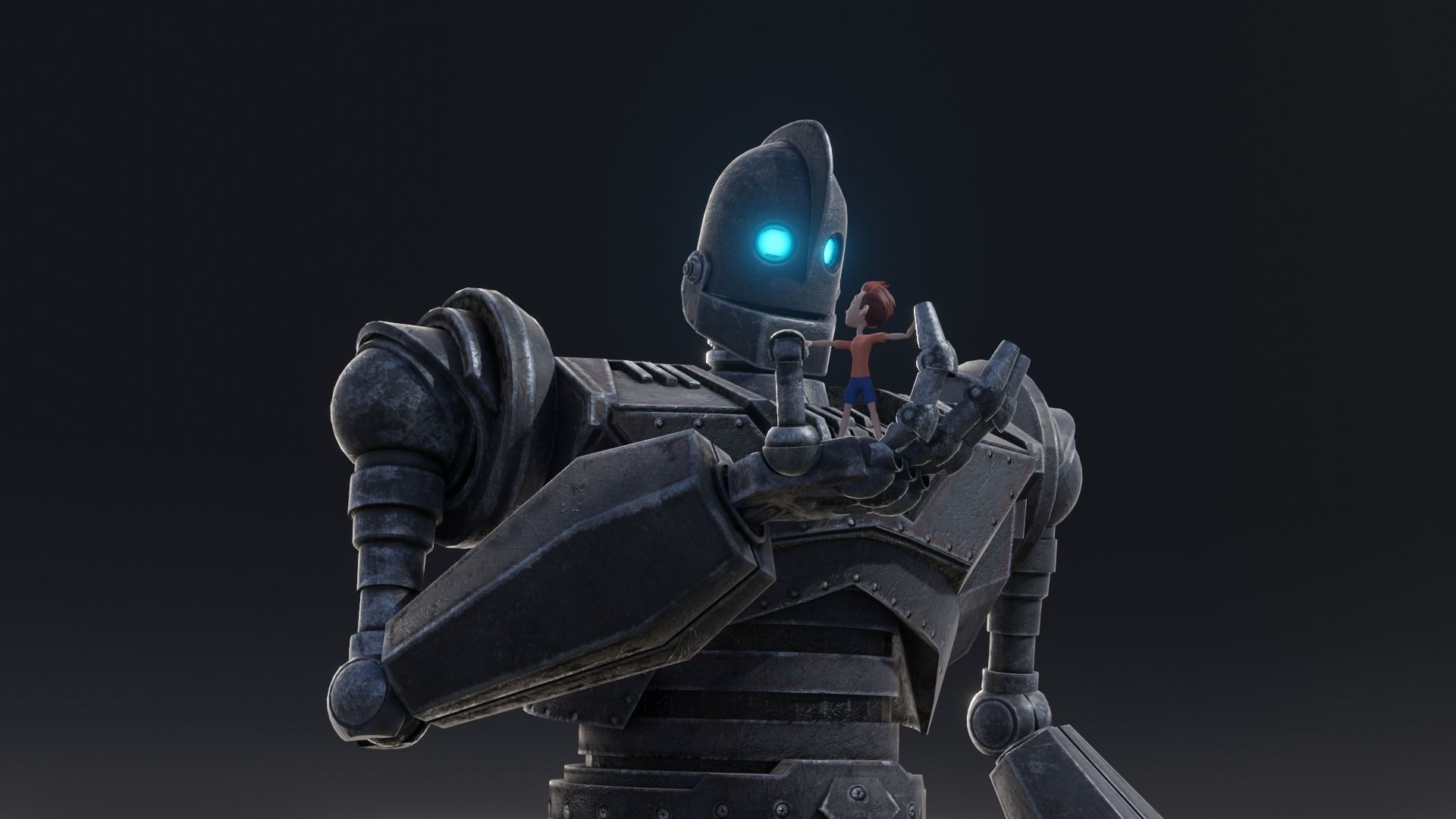 Gigante de Ferro   Low-poly 3D model_3