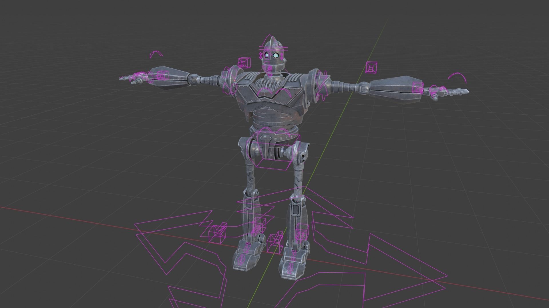 Gigante de Ferro   Low-poly 3D model_6