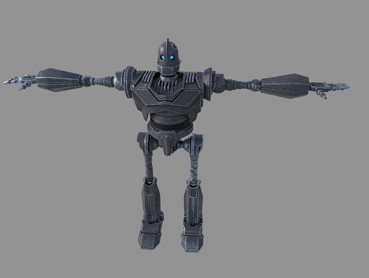 Gigante de Ferro   Low-poly 3D model_5