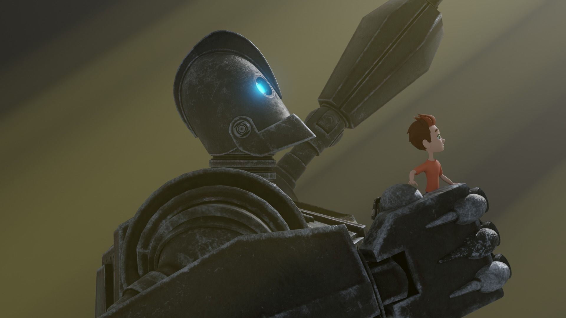 Gigante de Ferro   Low-poly 3D model_1