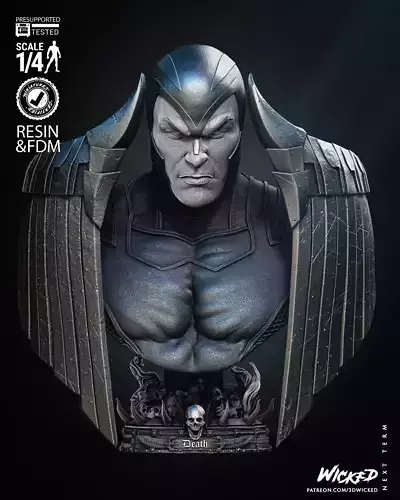 WICKED MARVEL ARCHANGEL BUST TESTED AND READY FOR 3D PRINTING