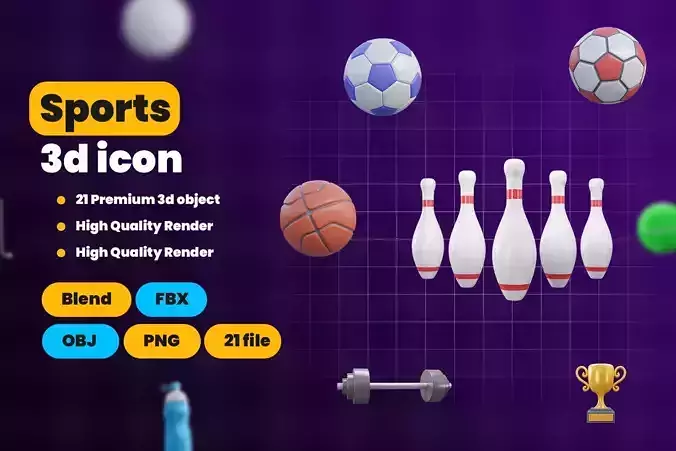 Sports 3d Icon Pack