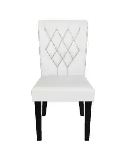 Modern White Dining Chair 3D Model for Contemporary Interiors