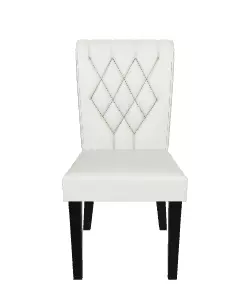 Modern White Dining Chair 3D Model for Contemporary Interiors Low-poly 3D model