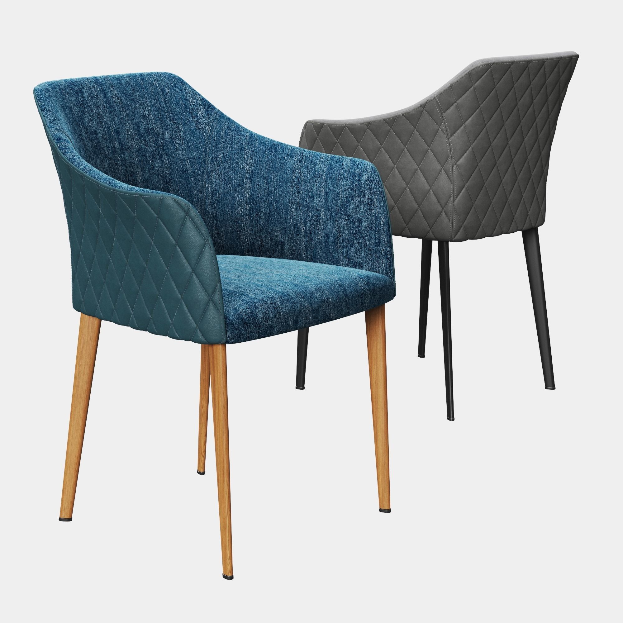 Riflessi Carmen Chair Low-poly 3D model_6