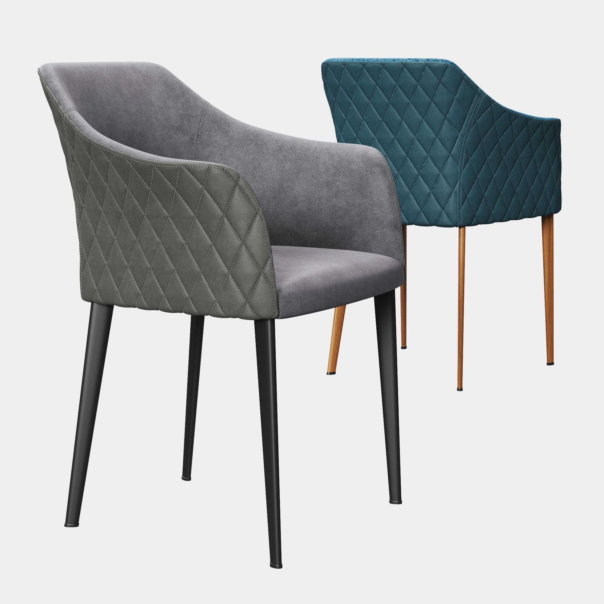 Riflessi Carmen Chair Low-poly 3D model_7