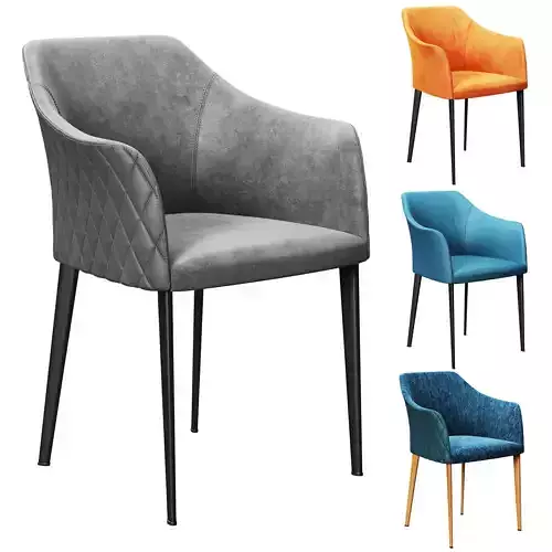 Riflessi Carmen Chair Low-poly 3D model