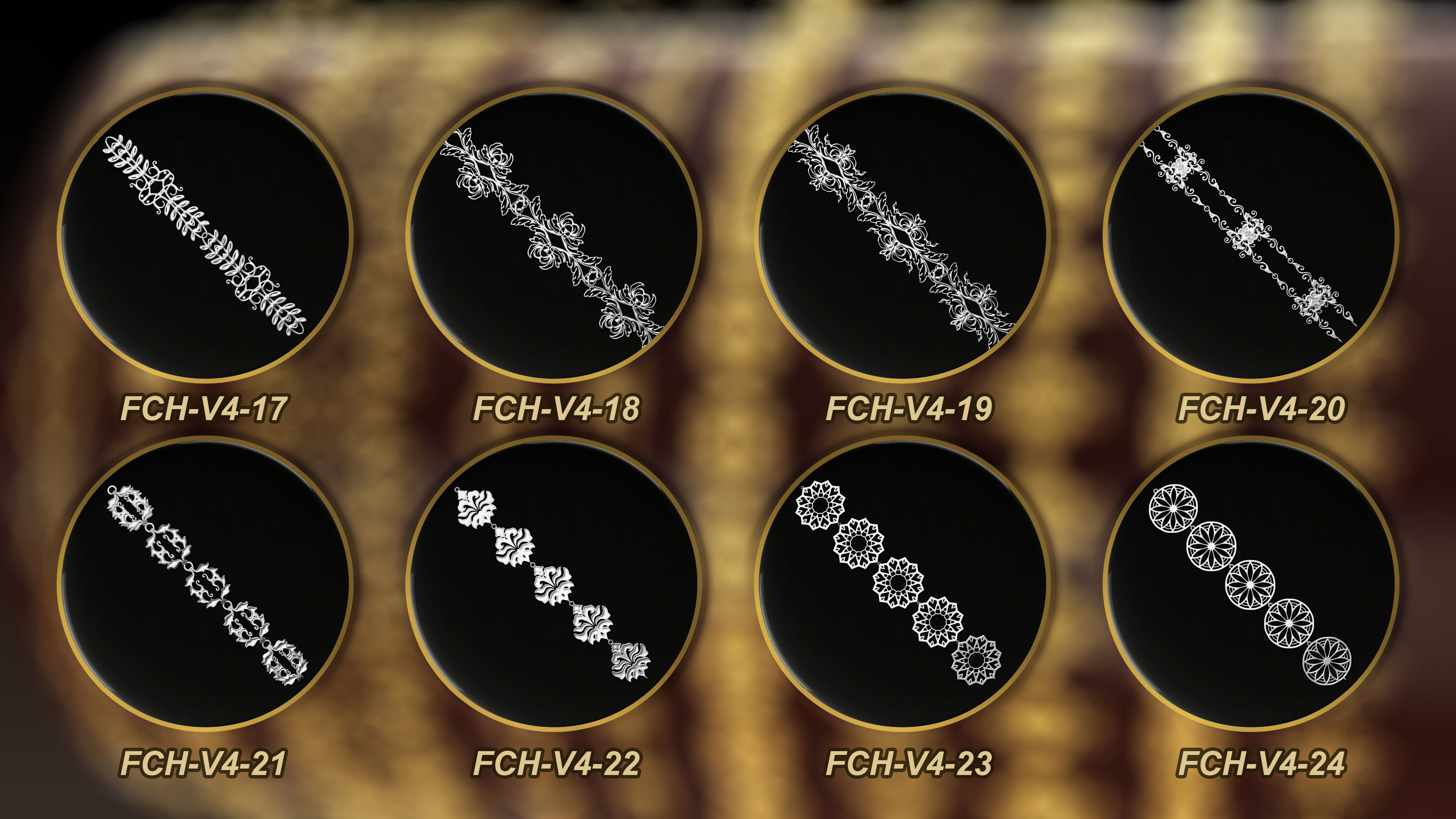 50 Chain 3D Model and Curve brush Vol 4 3D model_3