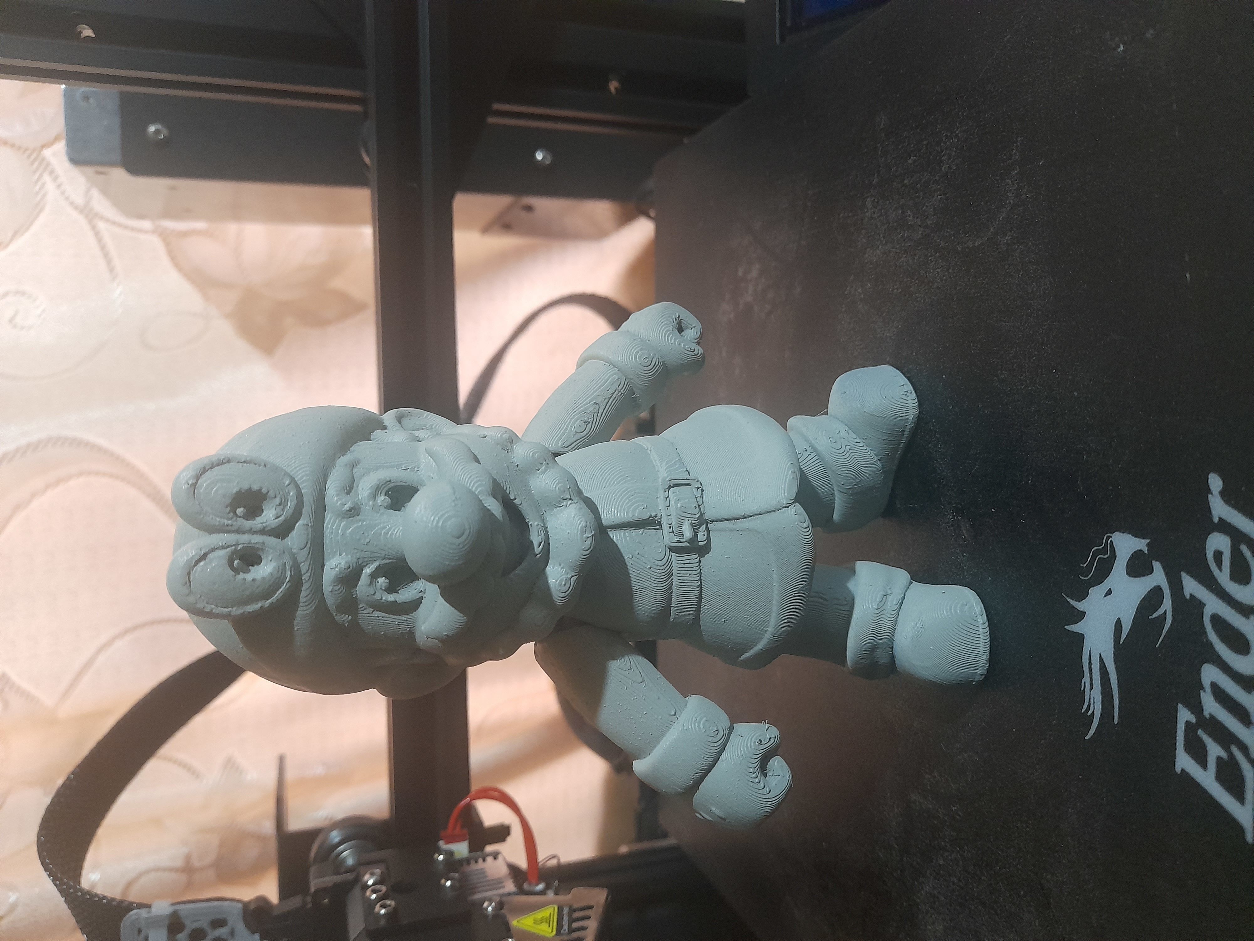 Santa Mario 3D Christmas Mario Bros Figure for Printing 3D print model_1