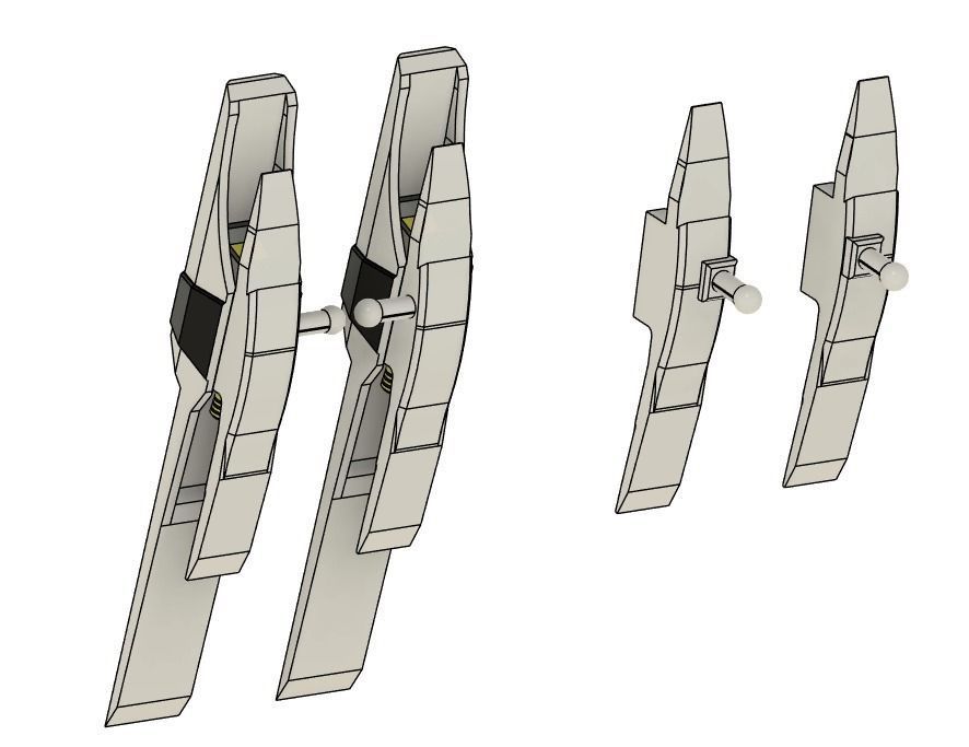 Gundam Kyrios GUST Conversion Kit 1I100 Scale  3D Print Files 3D print model_25