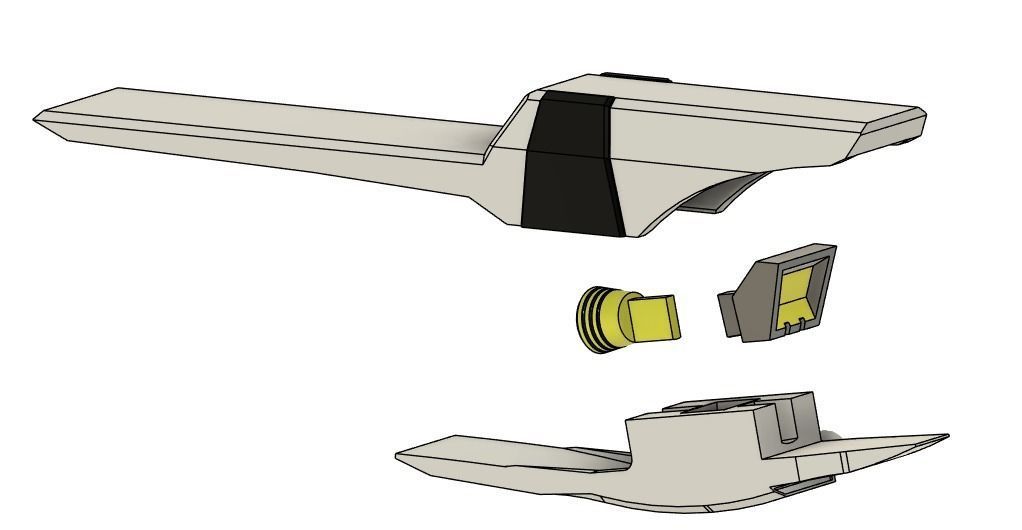 Gundam Kyrios GUST Conversion Kit 1I100 Scale  3D Print Files 3D print model_26