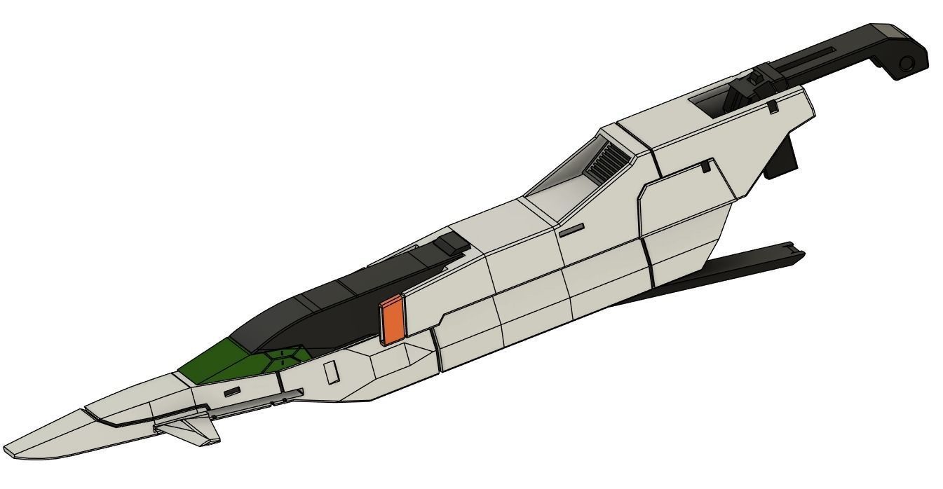 Gundam Kyrios GUST Conversion Kit 1I100 Scale  3D Print Files 3D print model_20