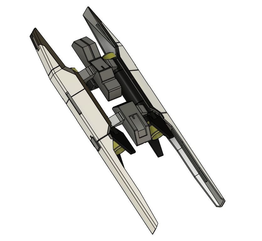 Gundam Kyrios GUST Conversion Kit 1I100 Scale  3D Print Files 3D print model_29