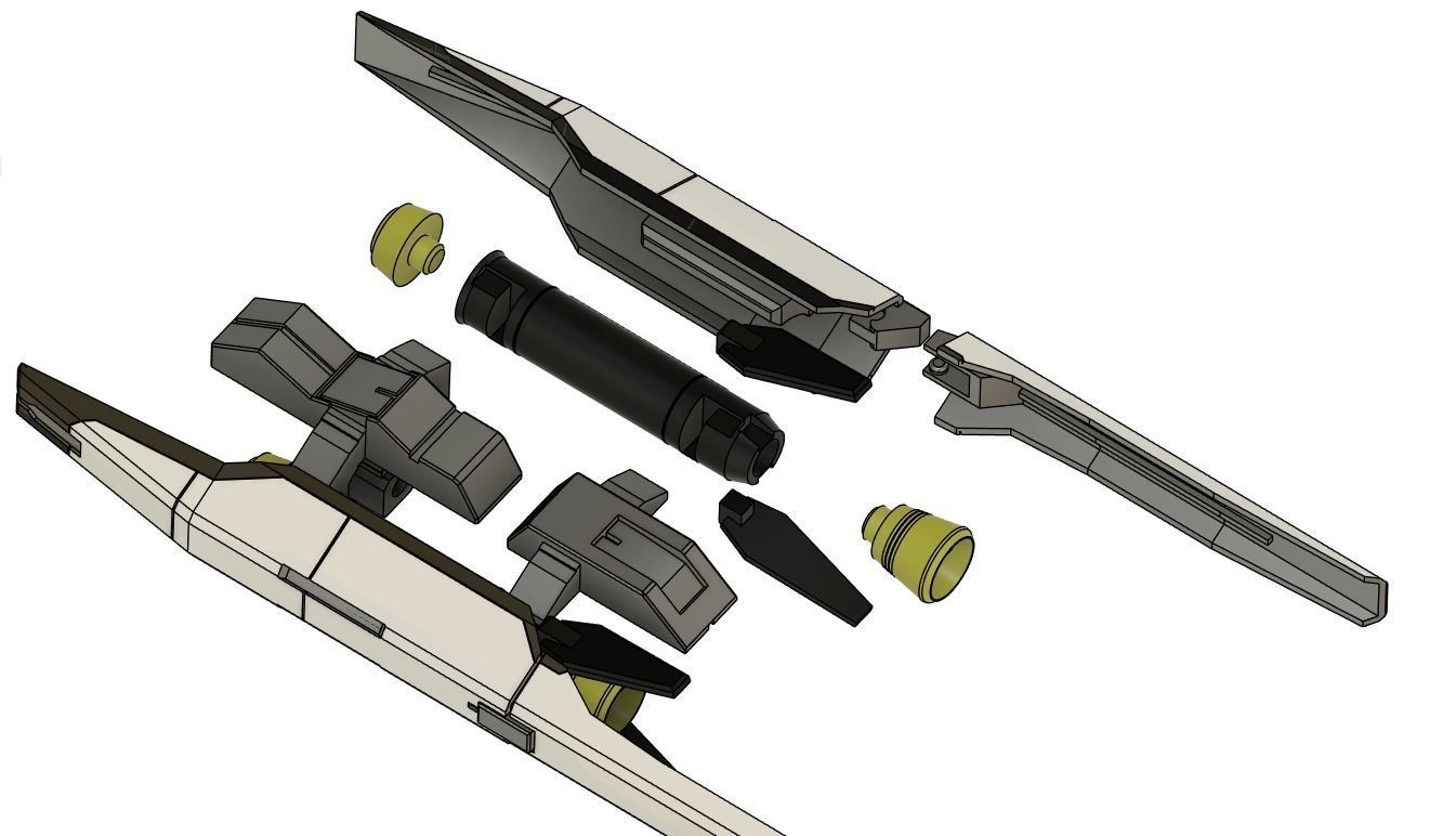 Gundam Kyrios GUST Conversion Kit 1I144 Scale  3D Print Files 3D print model_25