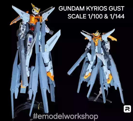 Gundam Kyrios GUST Conversion Kit 1I144 Scale  3D Print Files 3D print model Gundam Kyrios GUST Conversion Kit 1I144 Scale  3D Print Files 3D print model