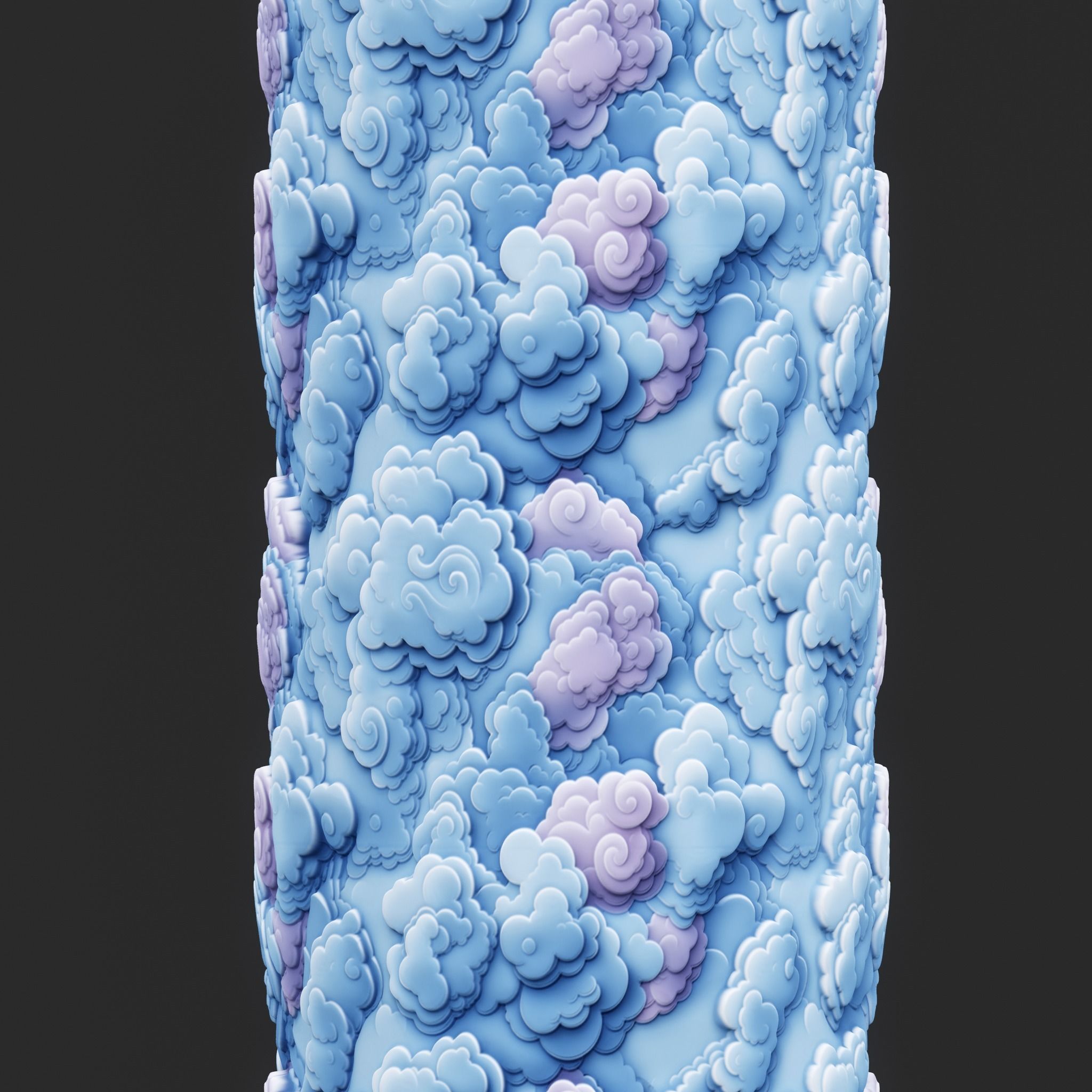 Stylized Clouds Seamless Texture  Texture_4