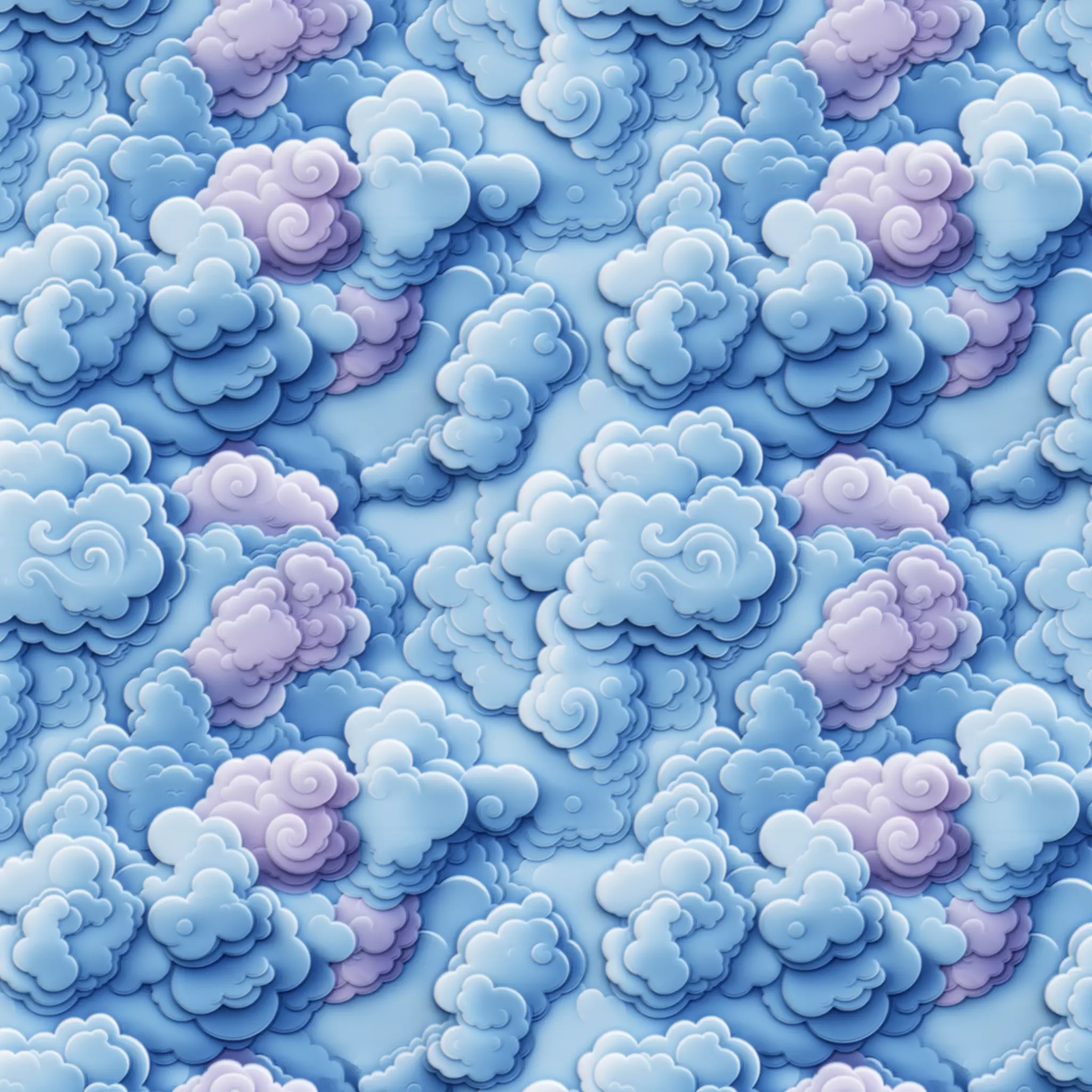 Stylized Clouds Seamless Texture  Texture_0