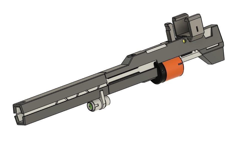 GN Long Rifle for Gundam Kyrios GUST - 3D Model File 3D print model_3