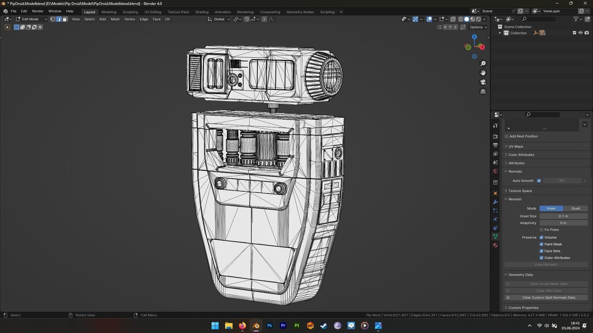 Osha Pip Droid - Star Wars Acolyte 3D model_6