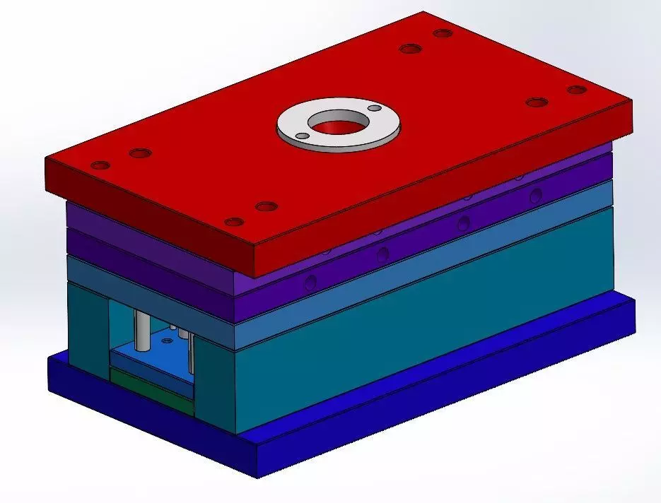 Injection Mold Design for Plastic Item 3D print model