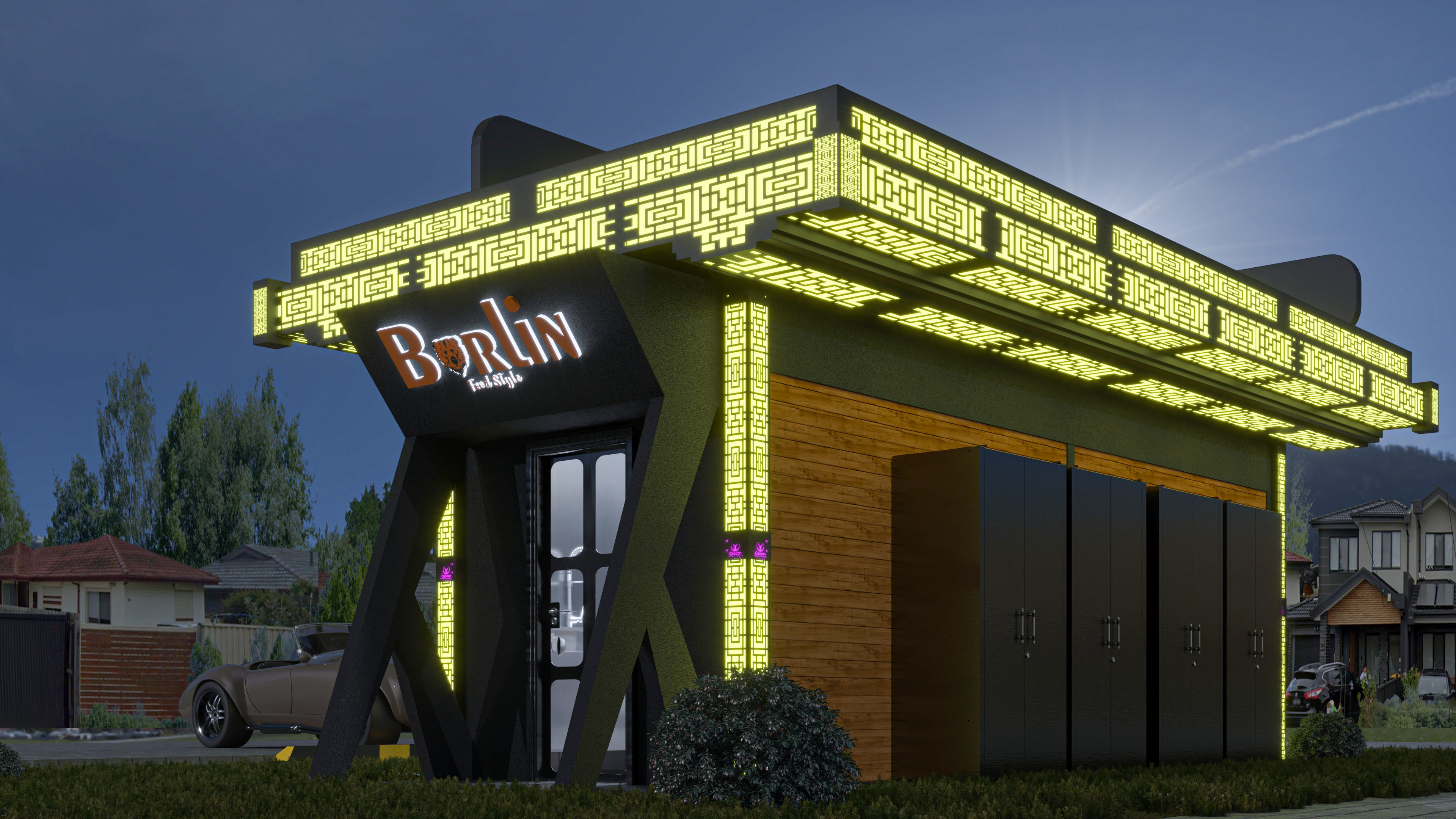 CONTAINER FOOD TRUCK IMMBIS BERLIN 3D model_51