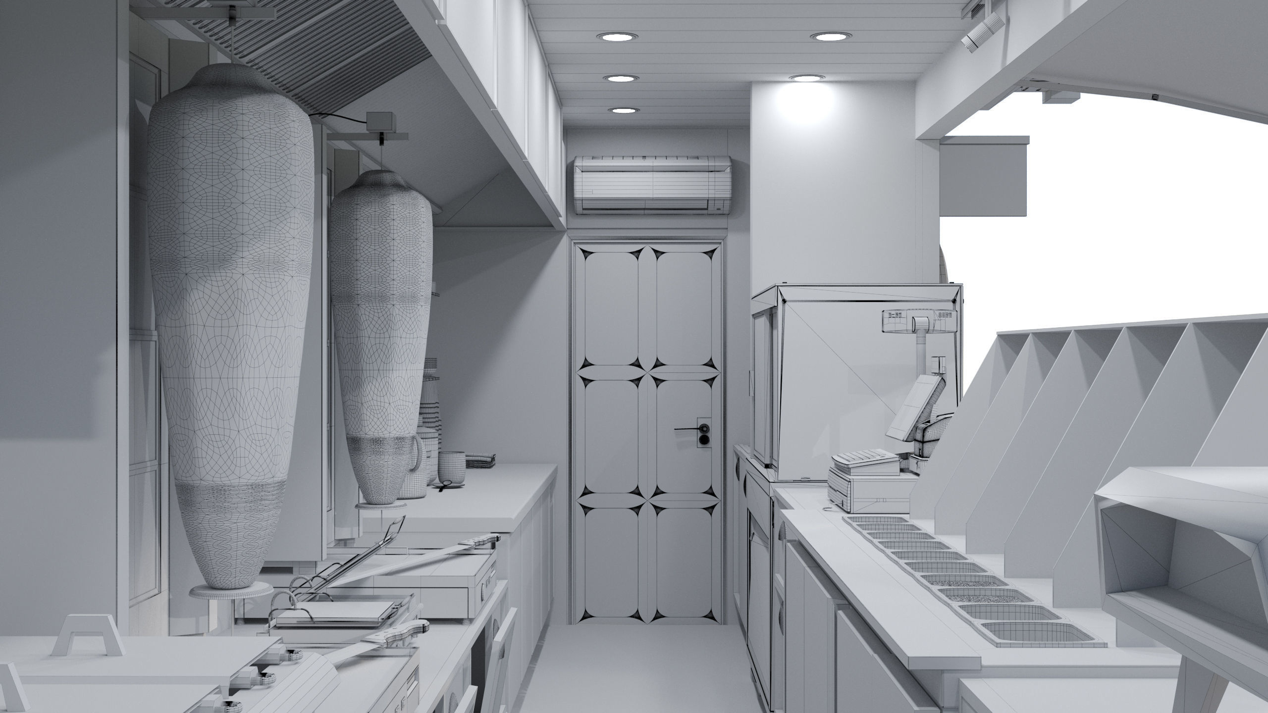 CONTAINER FOOD TRUCK IMMBIS BERLIN 3D model_17