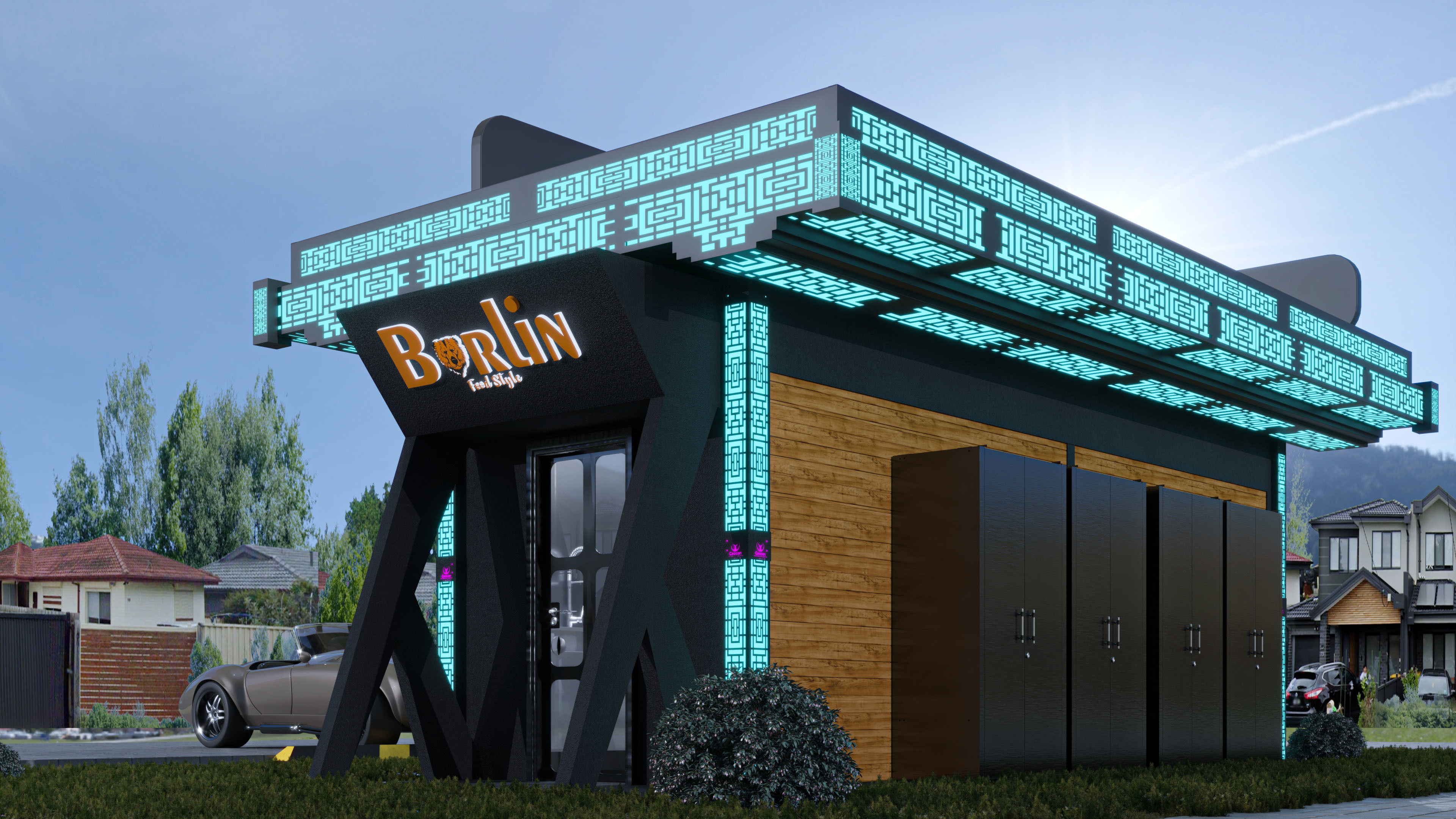 CONTAINER FOOD TRUCK IMMBIS BERLIN 3D model_23