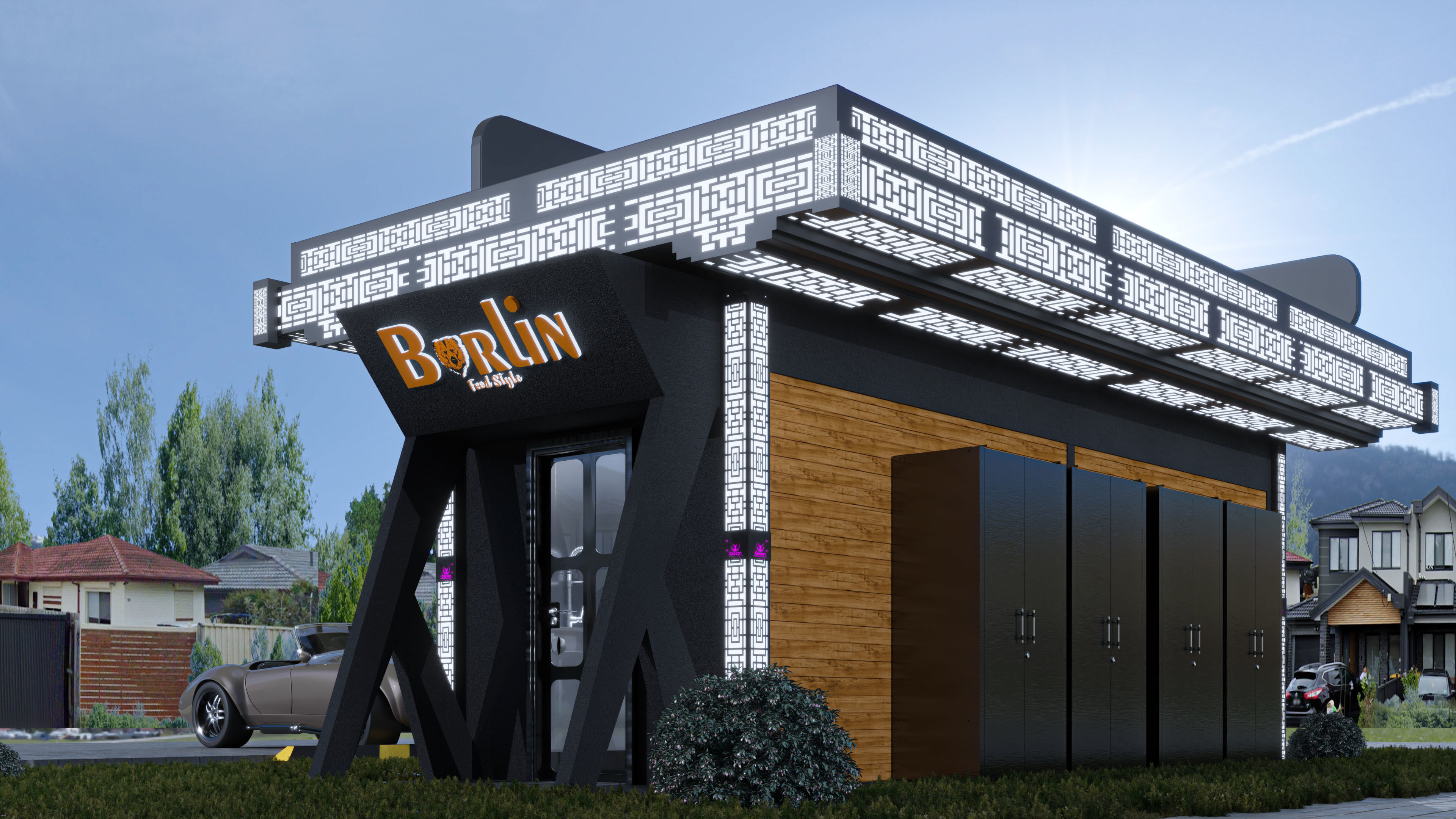 CONTAINER FOOD TRUCK IMMBIS BERLIN 3D model_21